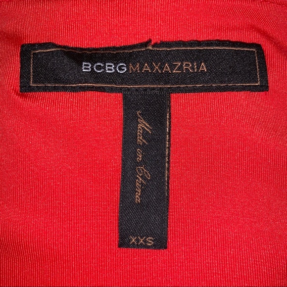 BCBG Max Azria red ruffle tiered tank dress!💃 - Picture 5 of 5